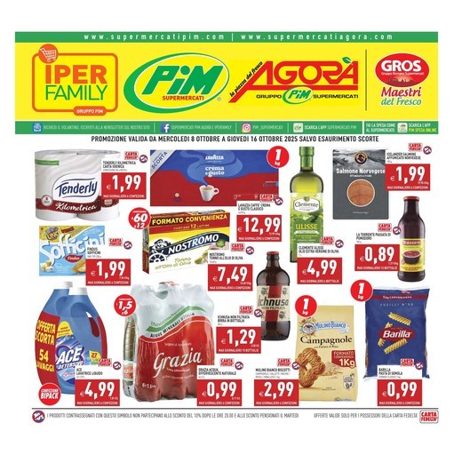 Iperfamily - PROMOZIONE VALIDA DA MERCOLEDI 8 OTTOBRE A GIOVEDI 16 OTTOBRE 2025 SALVO ESAURIMENTO SCORTE