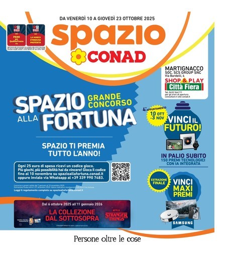 Spazio Conad - Spazio alla fortuna