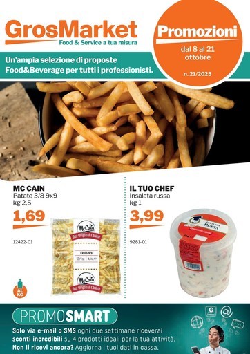 GrosMarket - Dal 8 al 21 ottobre