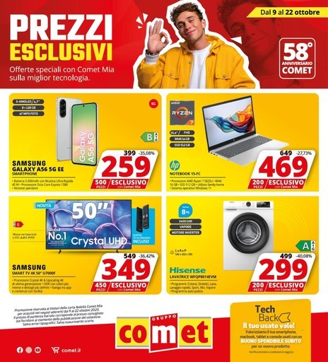 Volantino Comet
