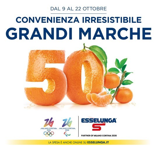 Esselunga - Grandi Marche al 50%