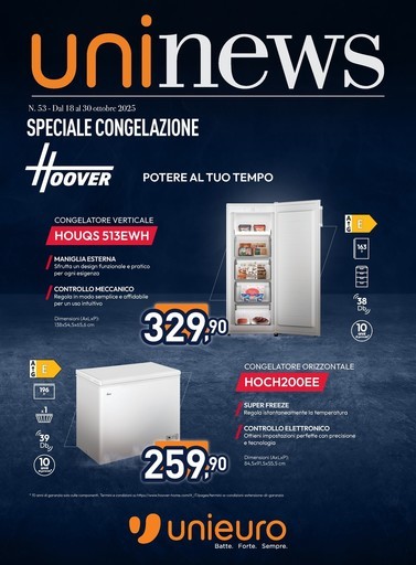 Unieuro - Speciale Congelazione da Unieuro!