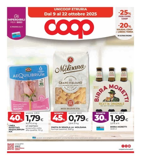 Coop - Dal 9 al 22 ottobre 2025