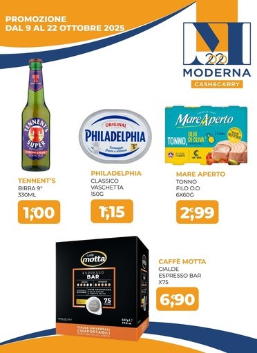 Moderna Cash - PROMOZIONE DAL 9 AL 22 OTTOBRE 2025