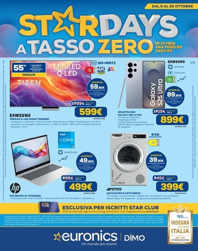Euronics - STAR DAYS TASSO ZERO