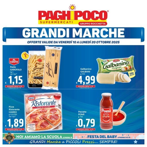 Volantino Paghi Poco