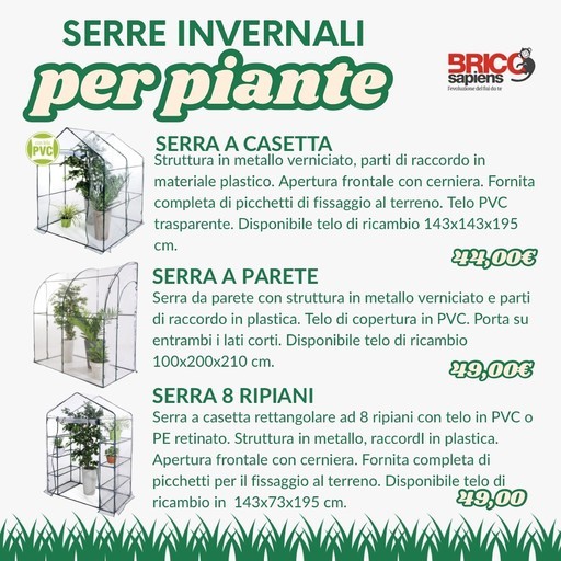Brico Sapiens - Serre invernali per piante