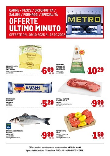 Volantino Metro