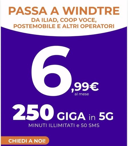 Mofar Elettrodomestici - Passa a Windtre