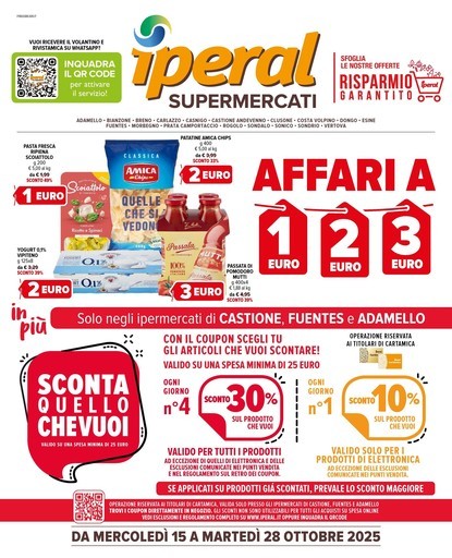 Iperal - Affari a 1,2,3 €