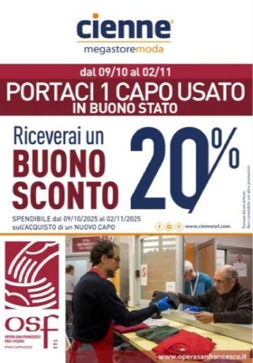 Cienne Megastore Moda - Buono sconto 20%