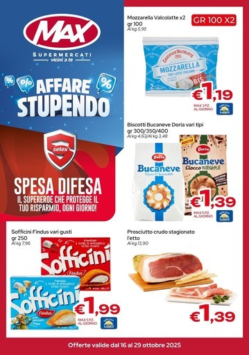 Volantino Max Supermercati
