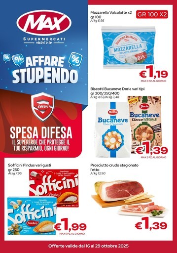 Volantino Max Supermercati