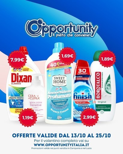 Volantino Opportunity Shop