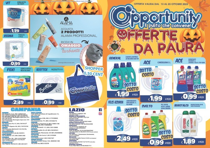 Volantino Opportunity Shop