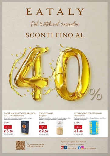 Volantino Eataly