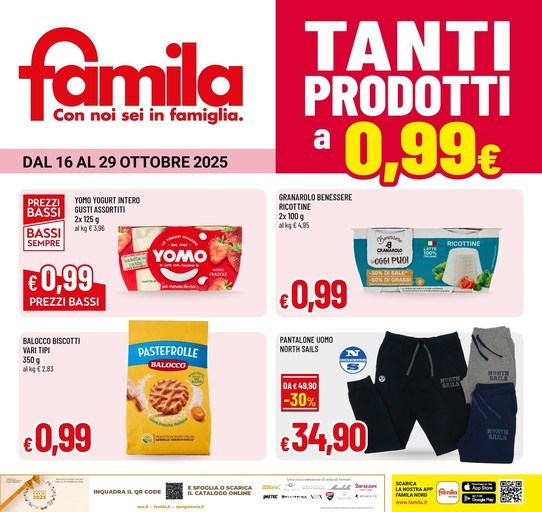 Famila - Tanti prodotti a 0.99€