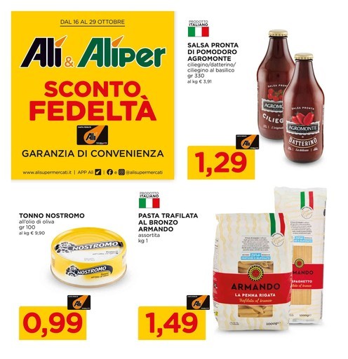 Volantino Alì Supermercati