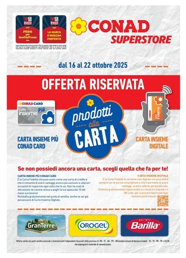 Conad Superstore - PRODOTTI ALLA CARTA