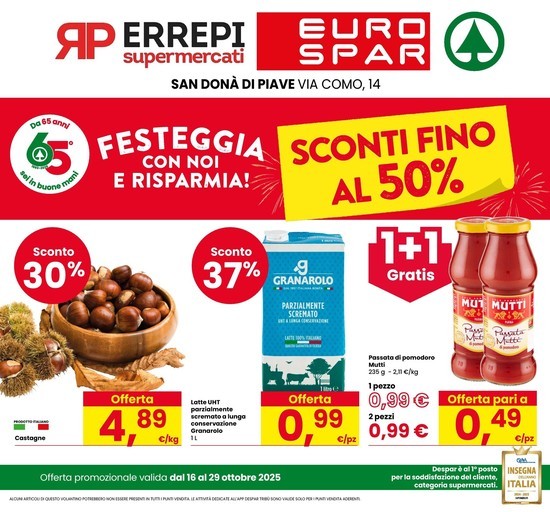 Eurospar - Sconti fino al 50%