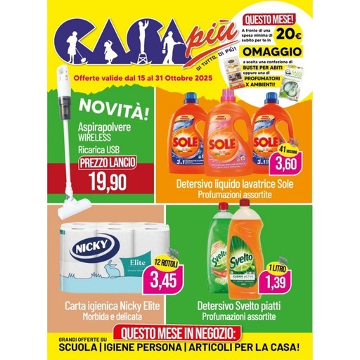 Casa Più - Offerte valide dal 15 al 31 ottobre