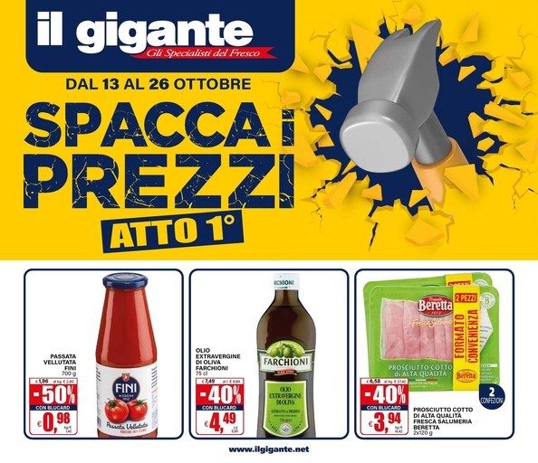 Volantino Il gigante