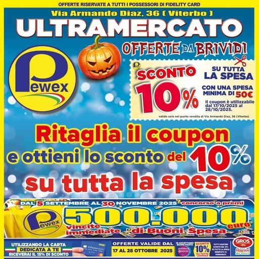 Volantino Pewex