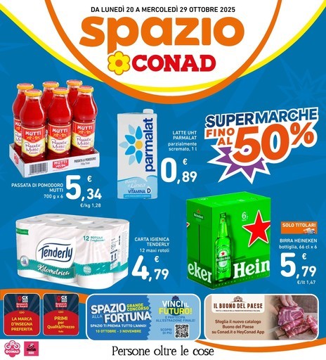 Spazio Conad - SUPERMARCHE FINO AL 50%