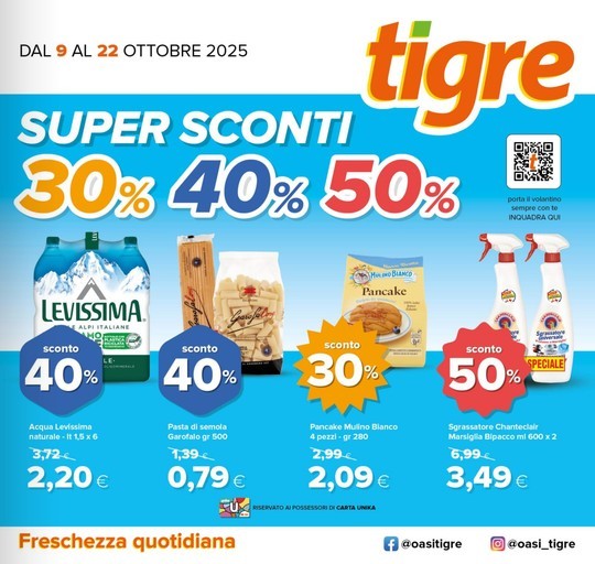 Volantino Tigre
