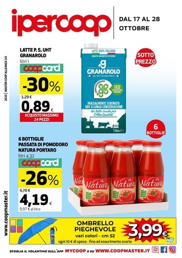 Ipercoop - dal 17 AL 28 ottobre