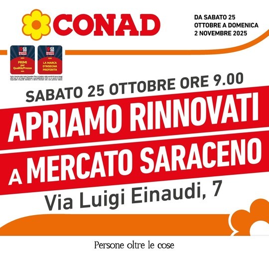 Conad - Apriamo rinnovati a Mercato Saraceno