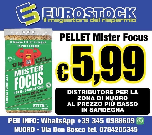 Eurostock - PELLET Mister Focus 5.99 euro