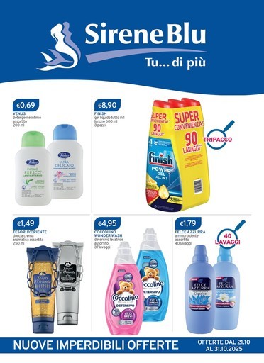 Volantino Sirene Blu