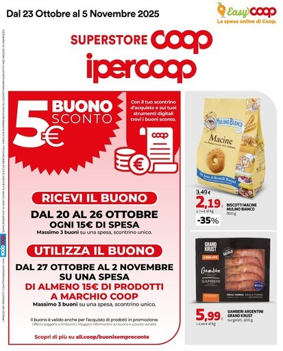 Ipercoop - Dal 23 Ottobre al 5 Novembre 2025