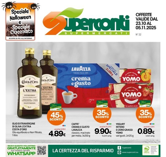Superconti - OFFERTE VALIDE DAL 23.10 AL 05.11.2025