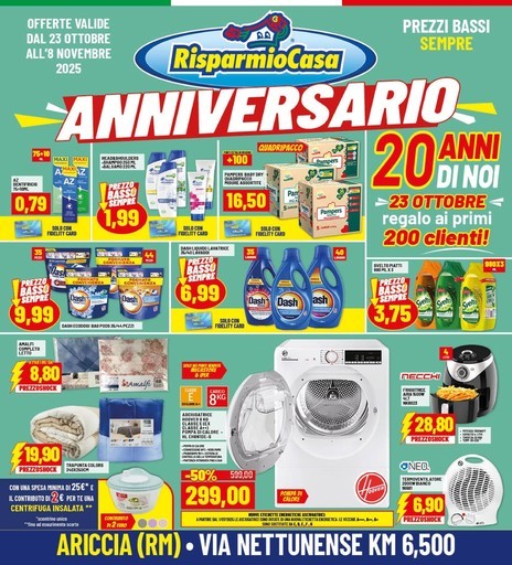 RisparmioCasa - Anniversario