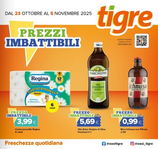 Volantino Tigre