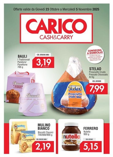 Volantino Carico Cash & Carry