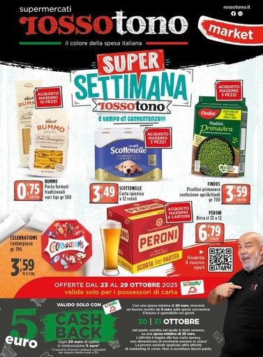 Volantino Supermercati Rossotono Market