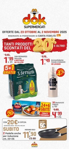 Dok - TANTI PRODOTTI SCONTATI DEL 20% E OLTRE!