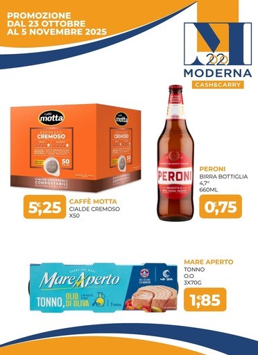 Volantino Moderna Cash