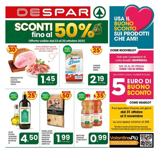 Despar - Sconti fino al 50%