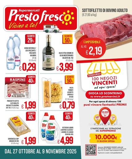 Volantino Presto Fresco
