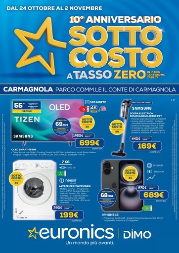 Euronics - 10° ANNIVERSARIO SOTTOCOSTO