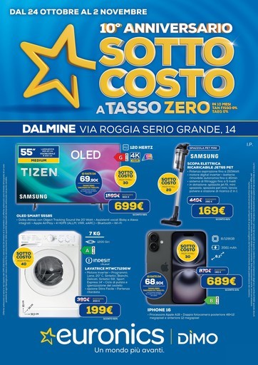 Euronics - 10° ANNIVERSARIO SOTTOCOSTO