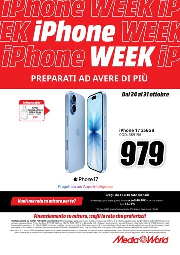 MediaWorld - Iphone week