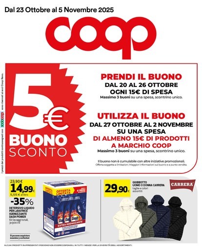 Coop - Dal 23 ottobre al 5 novembre 2025