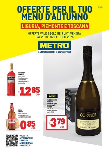 Metro - Offerte Menù d'Autunno - Area 2