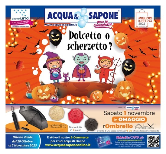 Volantino Acqua e Sapone