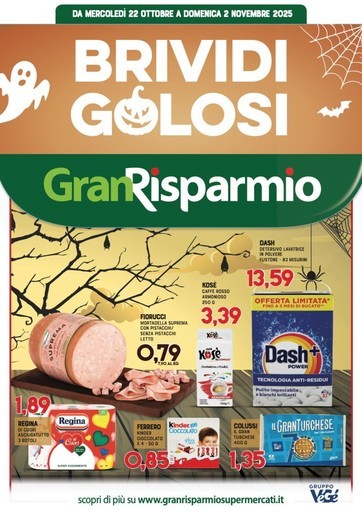 Volantino Supermercati Gran Risparmio